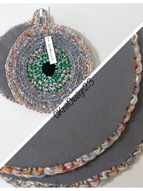 Crochet Pot Holders, Gift Under 15, Handmade Trivets, Summerhouse gift